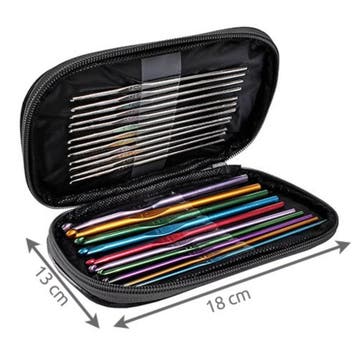 Ruhhy Haaknaalden Set - 50 Stuks - Compleet en Kleurrijk..., Hobby en Vrije tijd, Ophalen of Verzenden, Nieuw