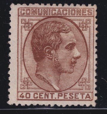 Spanje - 1878 - Regering van Alfonso XII - Edifil 195, Postzegels en Munten, Gestempeld