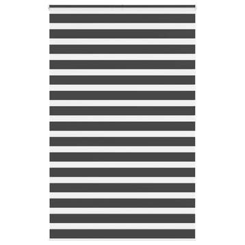 Zebra jaloezie 140x200 zwart - 57% goedkoper dan in winkel, Ophalen of Verzenden, Zo goed als nieuw, Zwart