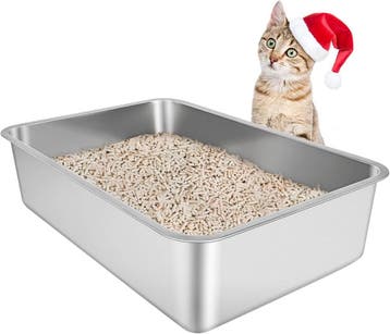 Metalen Kattenbak XL | Hygienisch | 40% Korting, Ophalen of Verzenden, Zo goed als nieuw, Open