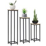 TRUUSK Plantenstandaard Set 3-delig - Bloemenkruk &amp; Bloe, Tuin en Terras, Verzenden