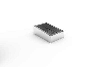 Crushed Ice Bak | 1/1 GN | Schuin| RVS AISI 304 Combisteel, Verzenden, Nieuw in verpakking