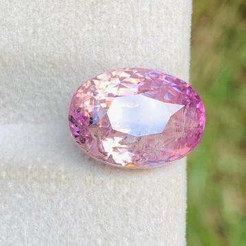 Zonder minimumprijs - 1 pcs Roze, Paars Saffier - 7.16 ct -, Nieuw