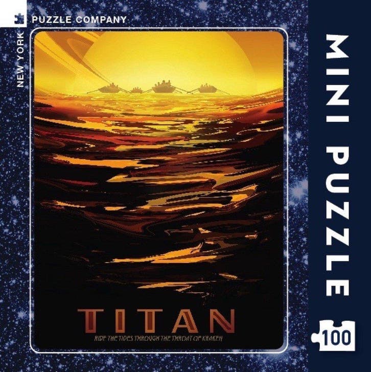 Titan - 100 Stukjes New York Puzzle Company Mini Puzzel, Hobby en Vrije tijd, Denksport en Puzzels, Verzenden