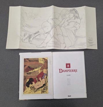 Dampierre T6 + sérigraphie - C + jaquette - 1 Album - Eerste, Boeken, Nieuw
