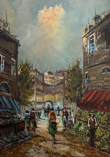 Giulio de Simone (1936-2020) - Vicolo partenopeo