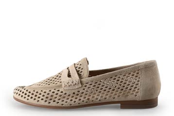 Stefano Lauran Loafers in maat 37 Beige, Kleding | Dames, Schoenen, Verzenden, Beige, Overige typen, Zo goed als nieuw