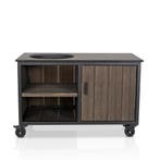 Fraaii buitenkeuken Bamboo Graphite, Big Green Egg Bastard, Houtskool, Vrijstaand, Fraaii, Nieuw