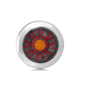 Fristom FT-313 LED Achterlicht 3-Functies Chrome Bajonet, Verzenden, Nieuw
