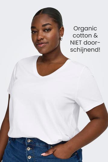 ONLY eco shirt 100% katoen Maat:, Verzenden, Nieuw, Overige kleuren