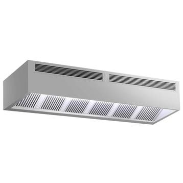 GGM Gastro | Afzuigkap doosmodel - B3200mm - zonder motor -, Witgoed en Apparatuur, Onderbouw afzuigkap, Verzenden, Nieuw, Inbouw