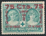 Spanje 1927 - 25e verjaardag van de eedaflegging van de, Gestempeld