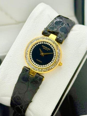 Raymond Weil - Zonder minimumprijs - 18K GP Diamond Vintage, Sieraden, Tassen en Uiterlijk, Horloges | Heren, Nieuw