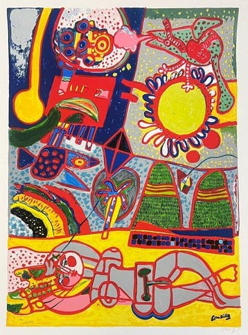 Corneille (1922-2010) - Féérie Brésilienne, Antiek en Kunst