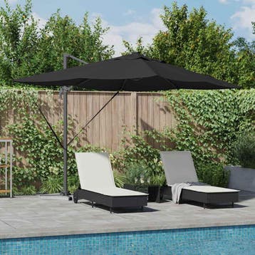 vidaXL Parasol 352 x 251 x 265 cm Polyester en Aluminium, Verzenden, Nieuw, 2 tot 3 meter