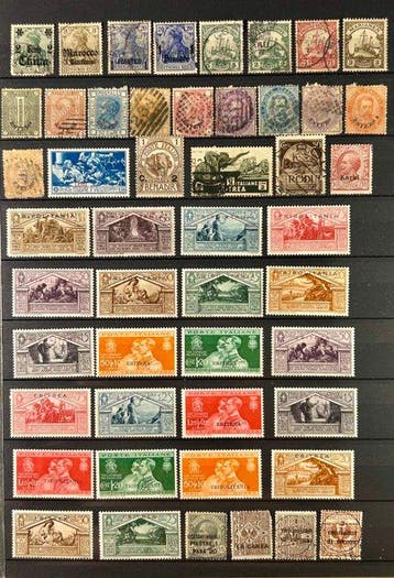Wereld 1890/1960 - Wereldwijde Koloniën Verzameling, Gestempeld