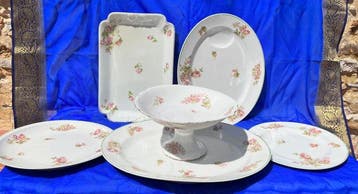Tafelservies (6) - Biscuit porselein - Théodore Haviland