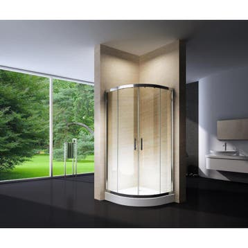 Douchecabine 100X100 Kwartrond Floor HB- Helder Glas, Ophalen of Verzenden, Nieuw