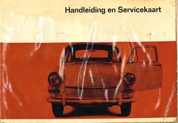 1968 VOLKSWAGEN 1600 L TL VARIANT INSTRUCTIEBOEK NEDERLANDS, Verzenden
