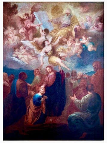Venetian - Flemish School (XVII) - A Very Large Fresco Style