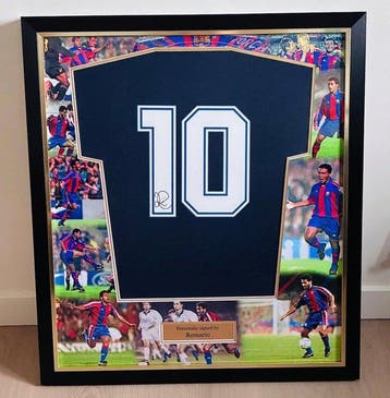 Romário - Exclusive Hand Signed – FC Barcelona Shirt, Nieuw