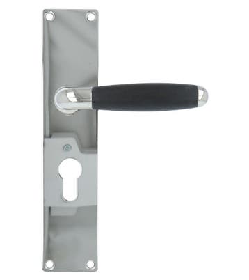 Deurklink Met schild Ton Model 1933 PC55 glans nikkel, Verzenden, Nieuw