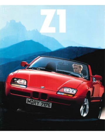 1990 BMW Z1 BROCHURE ENGELS, Nieuw, BMW, Author