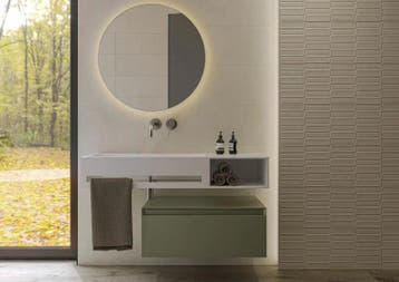 Wandtegel Equipe Alure Ivory Betonlook Beige 30x75, 60 cm of meer, Nieuw, Ophalen of Verzenden, 10 m² of meer