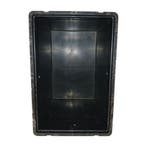 Stapelbak, 600x400x480 mm, euronorm, zwart pp, gebruikt -, Gebruikt, 40 tot 60 cm, 50 tot 75 cm, Bak of Kist