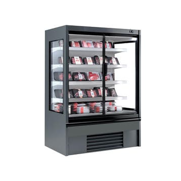 GGM Gastro | Wandkoelmeubel - 1018mm - 341L - met 2 glazen |, Verzenden, Nieuw