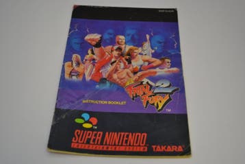 Fatal Fury 2 (SNES EUR MANUAL), Verzenden, Zo goed als nieuw