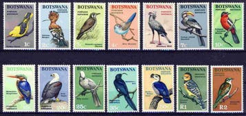VOGELS en VLINDERS, Postfris, Dier of Natuur