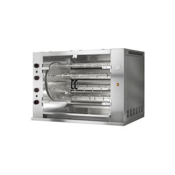 GGM Gastro | Gas kippengrill Rotisserie - 37,2kW - 8 spitten, Verzenden