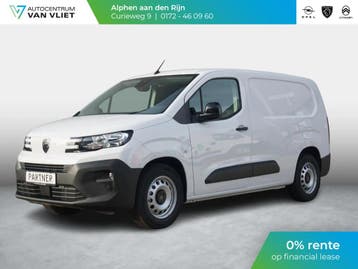 Peugeot e-Partner | Zakelijke Lease v.a. €483.81 pm, Automaat, Stof, Wit, Elektrisch