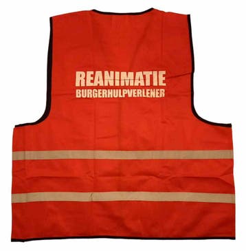 EHBO AED reanimatie veiligheidshesje - Hartslagnu.nl, Diversen, Verzenden, Nieuw