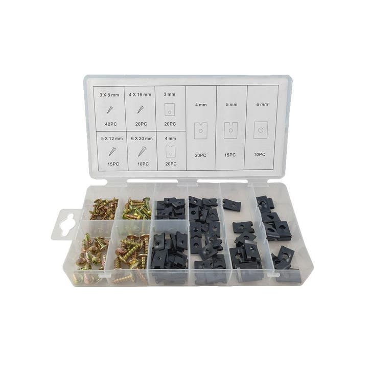 Assortiment Parkers & speednuts 170 pcs, Auto diversen, Autogereedschap, Nieuw, Verzenden