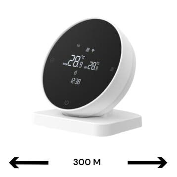 Smart WiFi Opbouw Thermostaat | Rond | Touchscreen | Draadlo, Ophalen of Verzenden, Nieuw