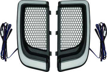 Kuryakyn Tracer Lower Fairing Grill Black, Ophalen of Verzenden, Nieuw