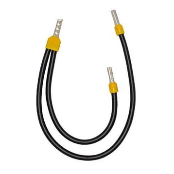 Draadbrug 6mm2 zwart 180mm - 265mm, Doe-het-zelf en Verbouw, Elektra en Kabels, Ophalen of Verzenden, Nieuw