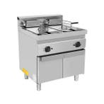 Elektrische frituurpan 2x16L – 2×14.2kW Hoog rendement, Verzenden, Nieuw in verpakking