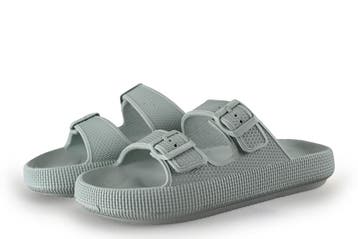 Geweo Slippers in maat 42 Grijs, Kleding | Heren, Slippers, Overige kleuren, Verzenden, Zo goed als nieuw