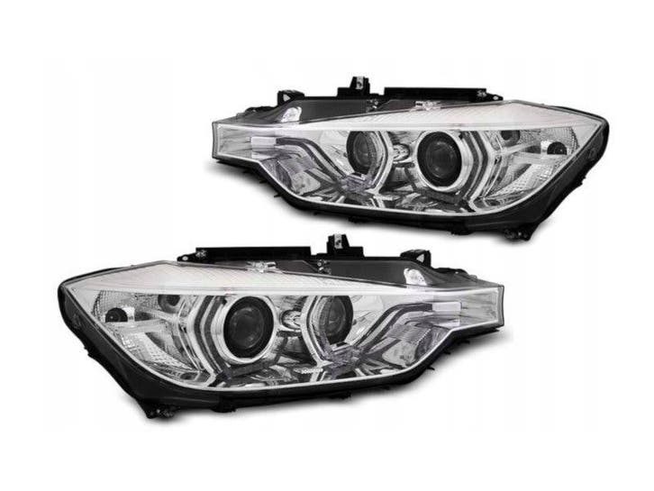 Angel Eyes koplamp units Black geschikt voor BMW E90 E91, Auto-onderdelen, Verlichting, Nieuw, BMW, Verzenden