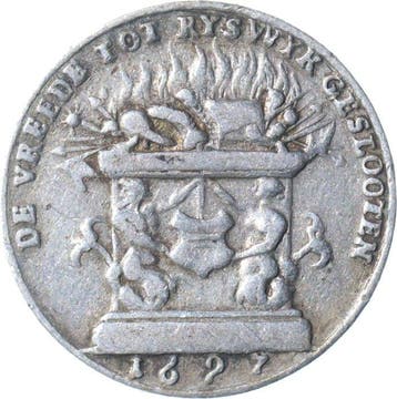 Muiden Historiepenning / Loterijpenning Op de Vrede van