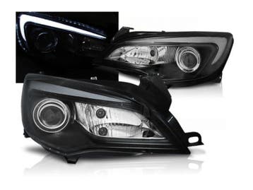 LED Tube koplampen Black geschikt voor Opel Astra J, Auto-onderdelen, Verlichting, Verzenden, Nieuw, Opel