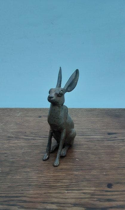 P. Chenet - Beeld, Konijn - 14.5 cm - Brons, Antiek en Kunst, Curiosa en Brocante