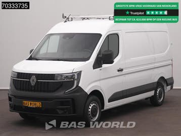 Renault Master 130PK L2H2 New Model! Airco Carplay Cruise Im, Stof, Gebruikt, Euro 6, Renault