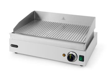 Hendi Bakplaat Profi Line | Geheel Geribbeld | 230V | 2400W, Ophalen of Verzenden, Nieuw in verpakking