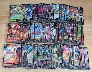 Pokémon - 150 Bulk kaarten - V RR - Sword & Shield, Nieuw