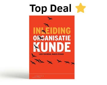 Inleiding organisatiekunde, 9789046907382, Boeken, Studieboeken en Cursussen, Verzenden, Zo goed als nieuw, HBO