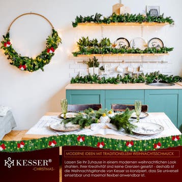 Guirlande met verlichting - Kerstslinger - Kerstversiering -, Huis en Inrichting, Verzenden, Zo goed als nieuw